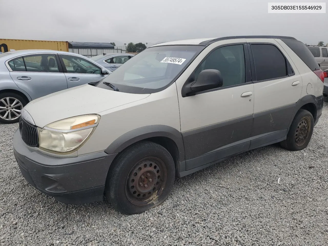 2005 Buick Rendezvous Cx VIN: 3G5DB03E15S546929 Lot: 55749574