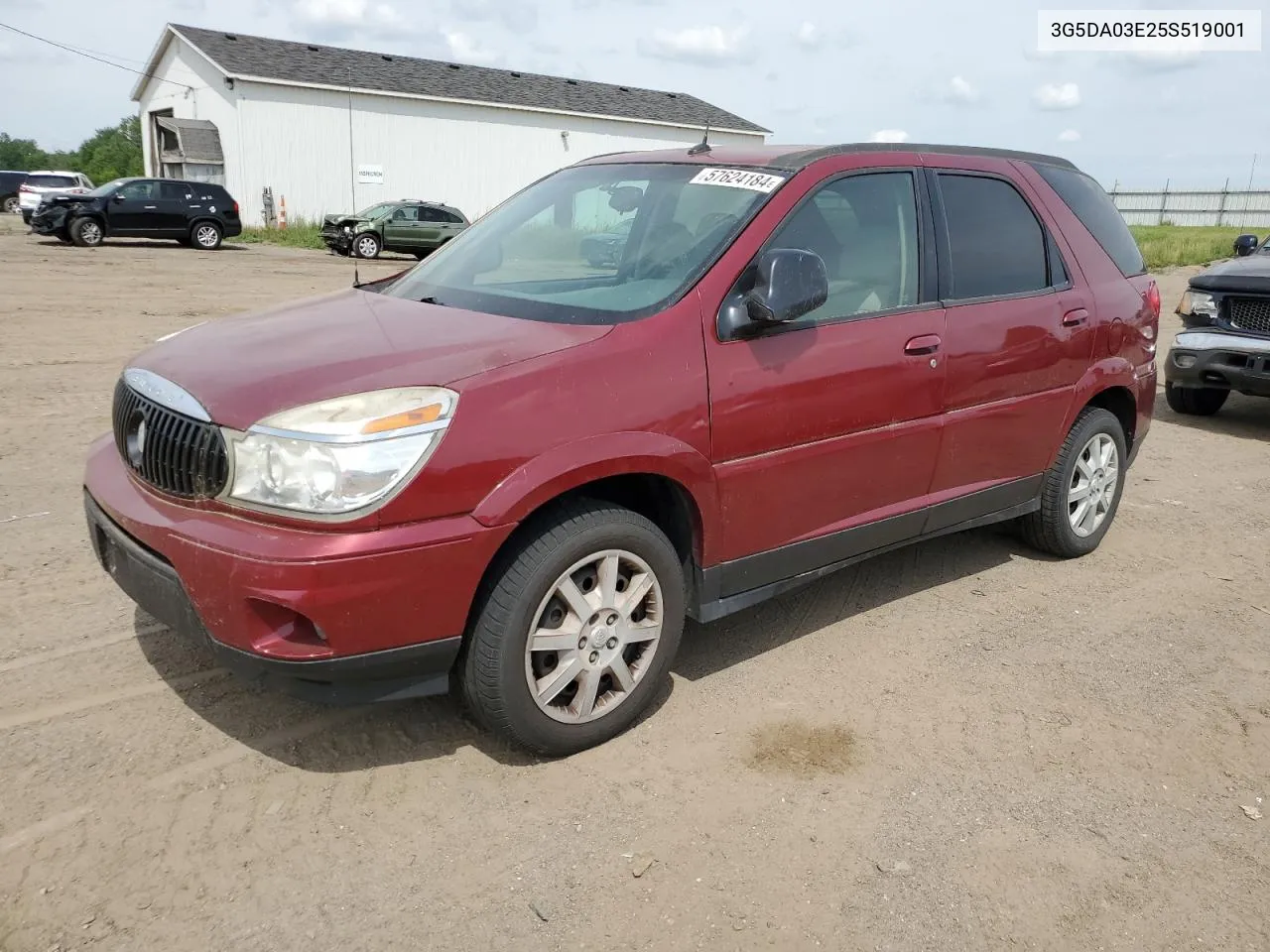 2005 Buick Rendezvous Cx VIN: 3G5DA03E25S519001 Lot: 57624184