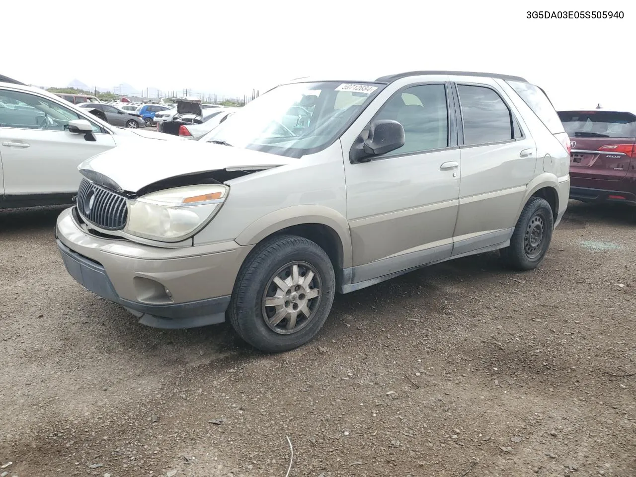 2005 Buick Rendezvous Cx VIN: 3G5DA03E05S505940 Lot: 59712684