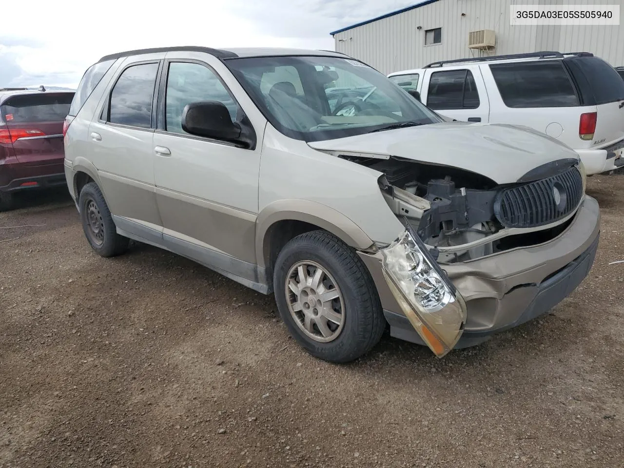 2005 Buick Rendezvous Cx VIN: 3G5DA03E05S505940 Lot: 59712684