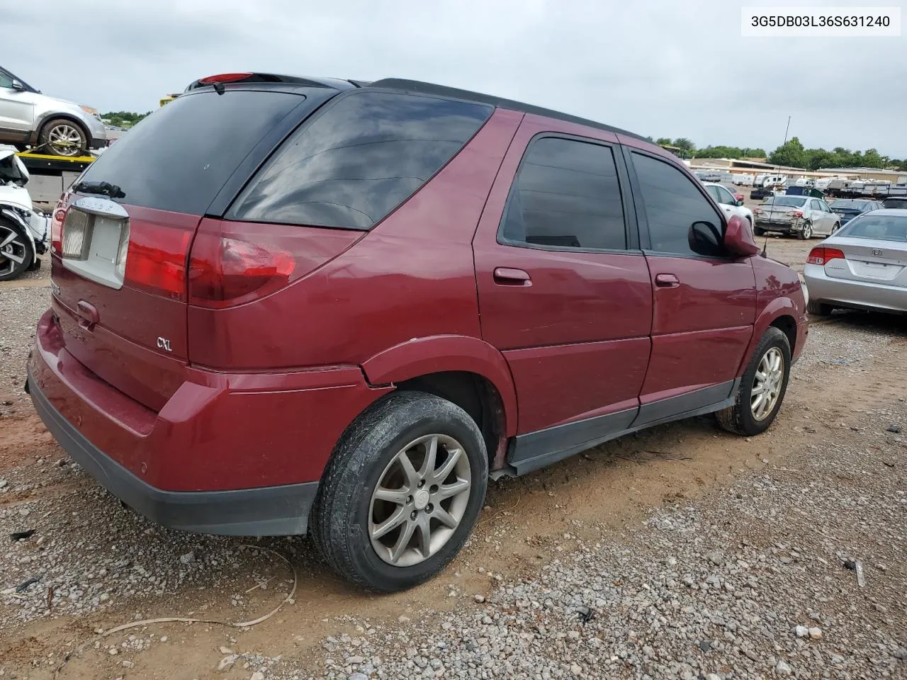 2006 Buick Rendezvous Cx VIN: 3G5DB03L36S631240 Lot: 55933124