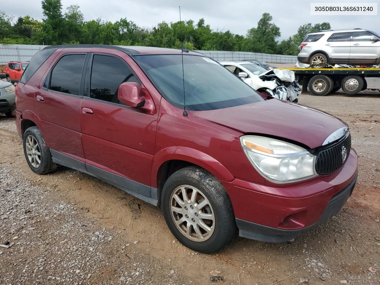 2006 Buick Rendezvous Cx VIN: 3G5DB03L36S631240 Lot: 55933124