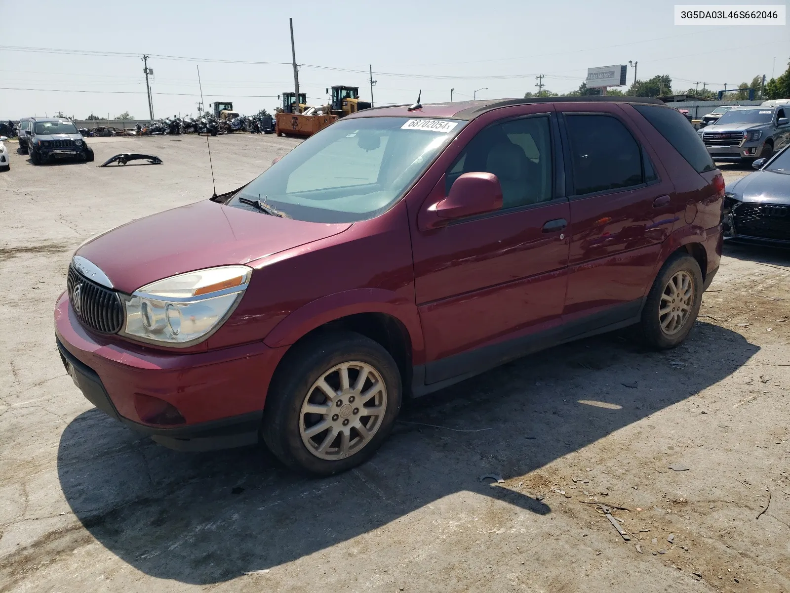 2006 Buick Rendezvous Cx VIN: 3G5DA03L46S662046 Lot: 68702054