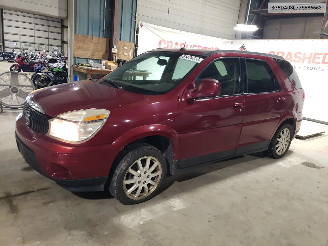 2007 Buick Rendezvous Cx VIN: 3G5DA03L77S586663 Lot: 61475424