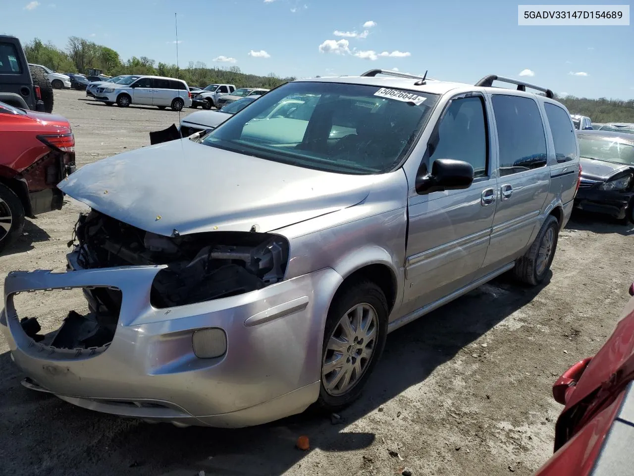 2007 Buick Terraza Cxl VIN: 5GADV33147D154689 Lot: 50626644