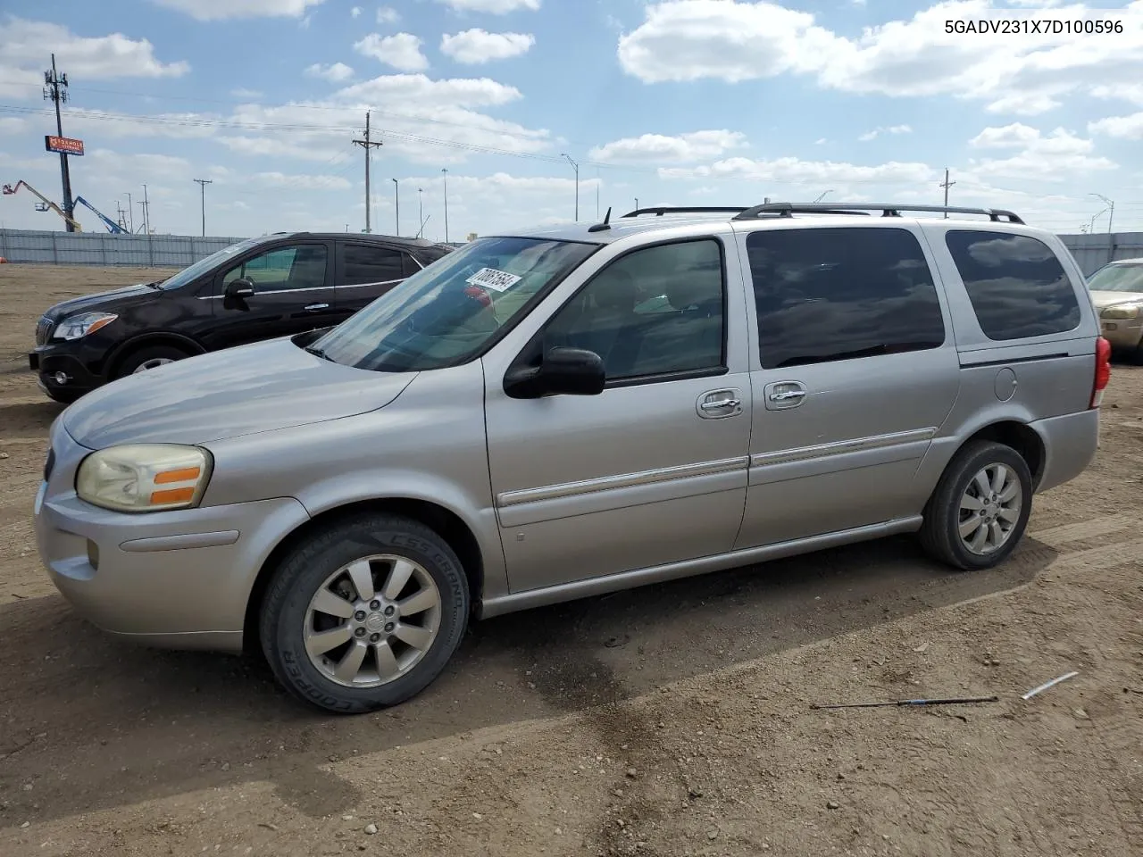 2007 Buick Terraza Cx VIN: 5GADV231X7D100596 Lot: 70861564