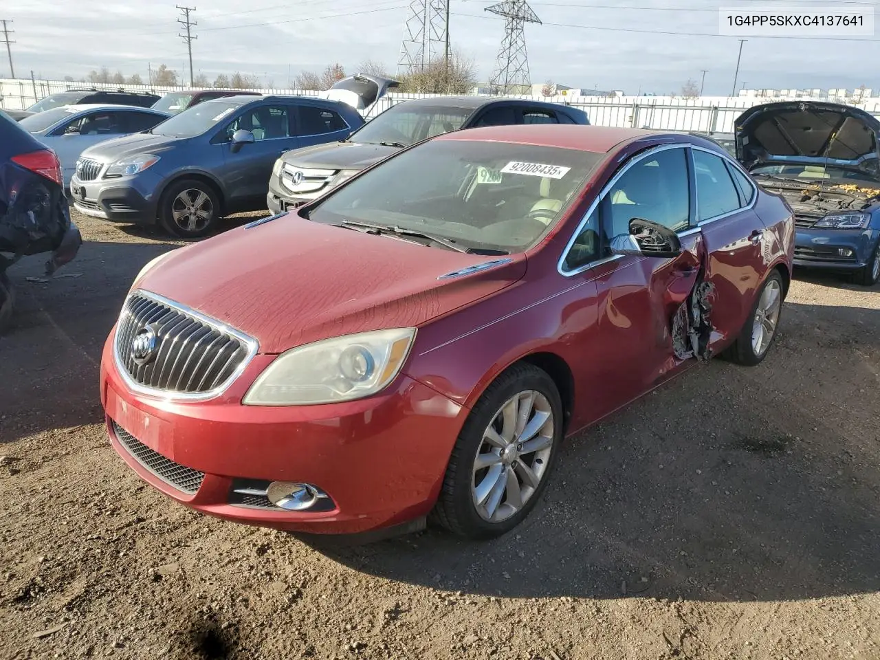 1G4PP5SKXC4137641 2012 Buick Verano