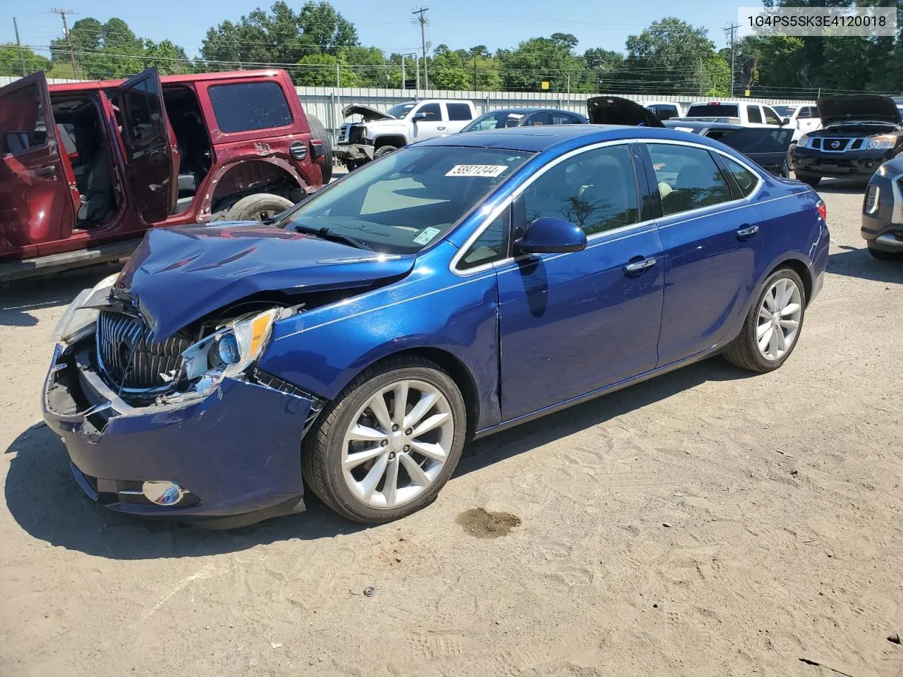 2014 Buick Verano VIN: 1G4PS5SK3E4120018 Lot: 58971244