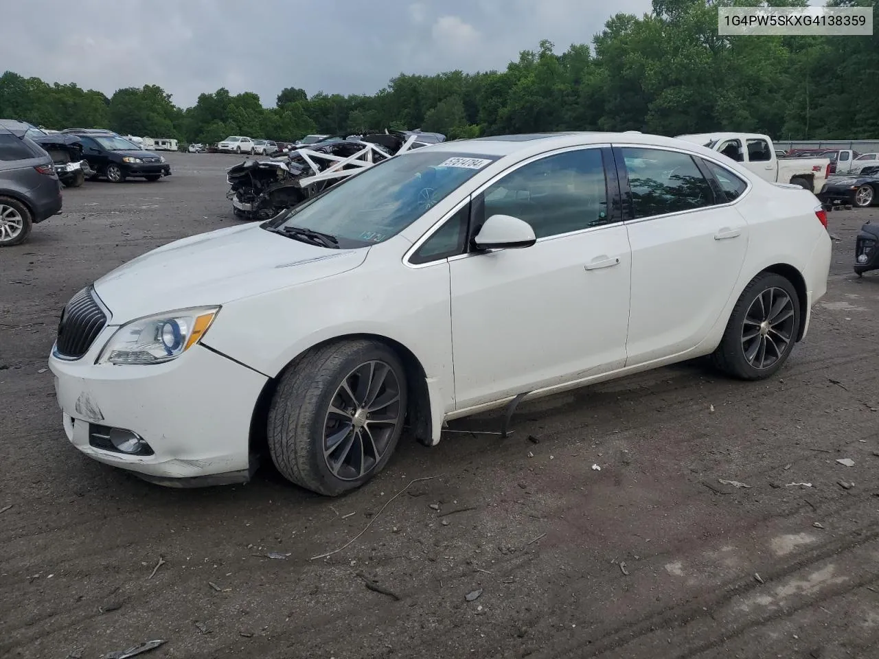 2016 Buick Verano Sport Touring VIN: 1G4PW5SKXG4138359 Lot: 57614784