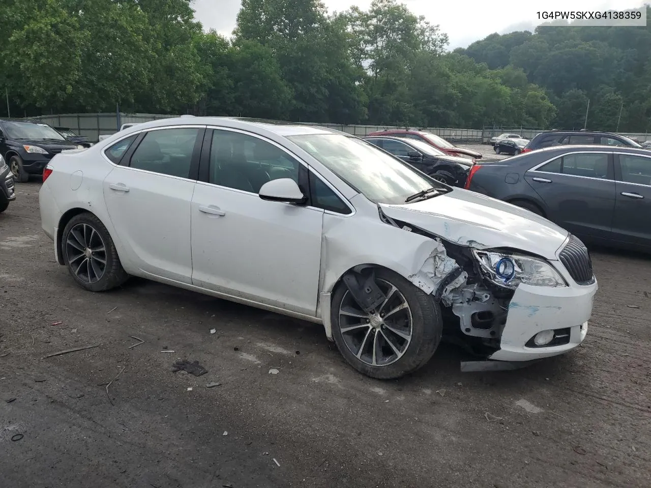 2016 Buick Verano Sport Touring VIN: 1G4PW5SKXG4138359 Lot: 57614784