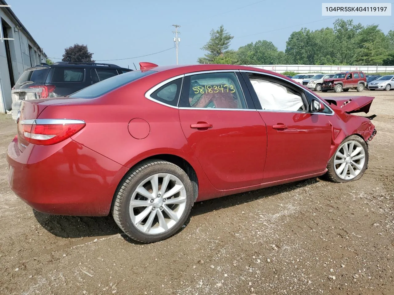 2016 Buick Verano Convenience VIN: 1G4PR5SK4G4119197 Lot: 58183473