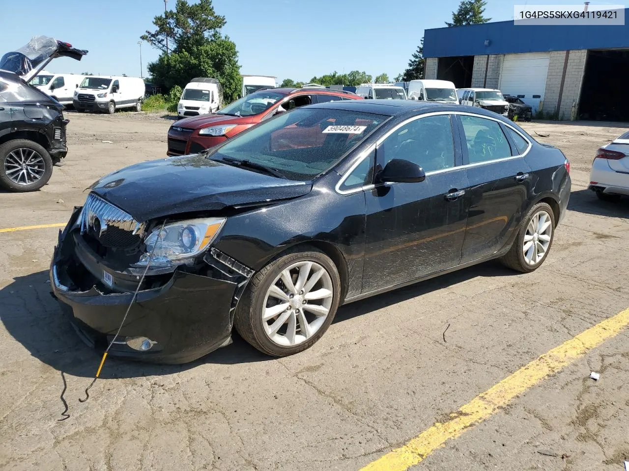 2016 Buick Verano VIN: 1G4PS5SKXG4119421 Lot: 59048674