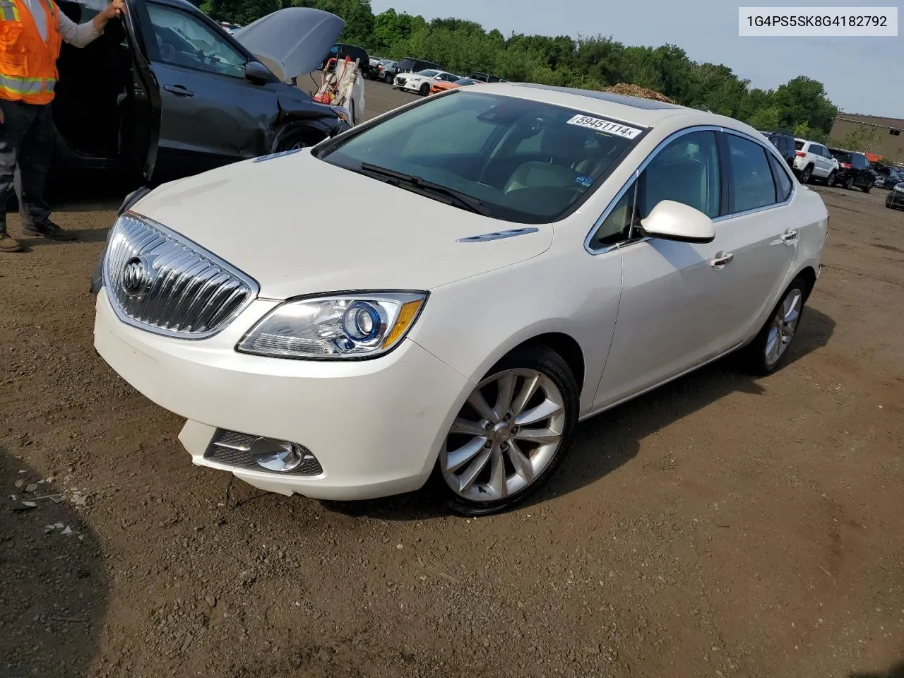 2016 Buick Verano VIN: 1G4PS5SK8G4182792 Lot: 59451114