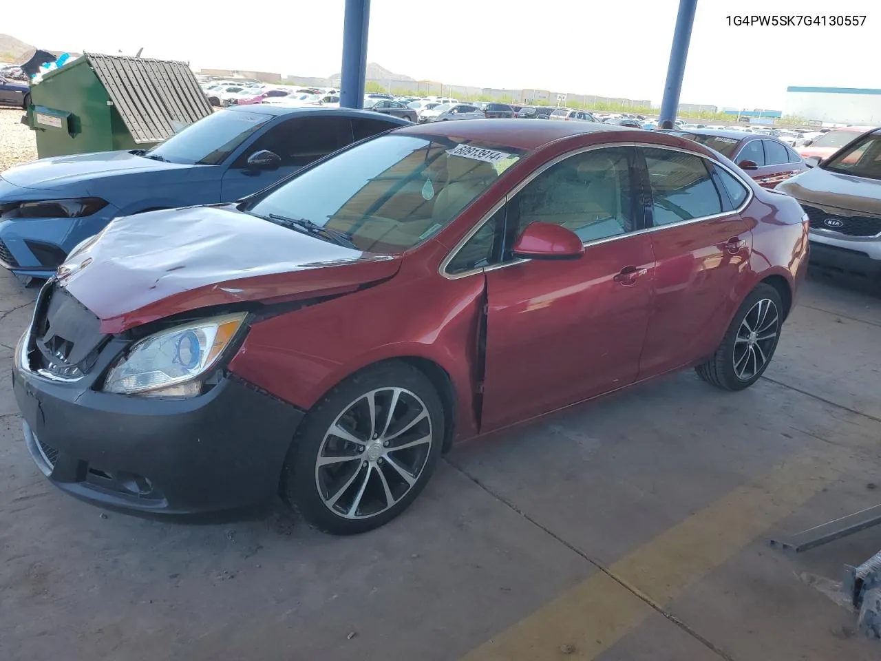 2016 Buick Verano Sport Touring VIN: 1G4PW5SK7G4130557 Lot: 60913914