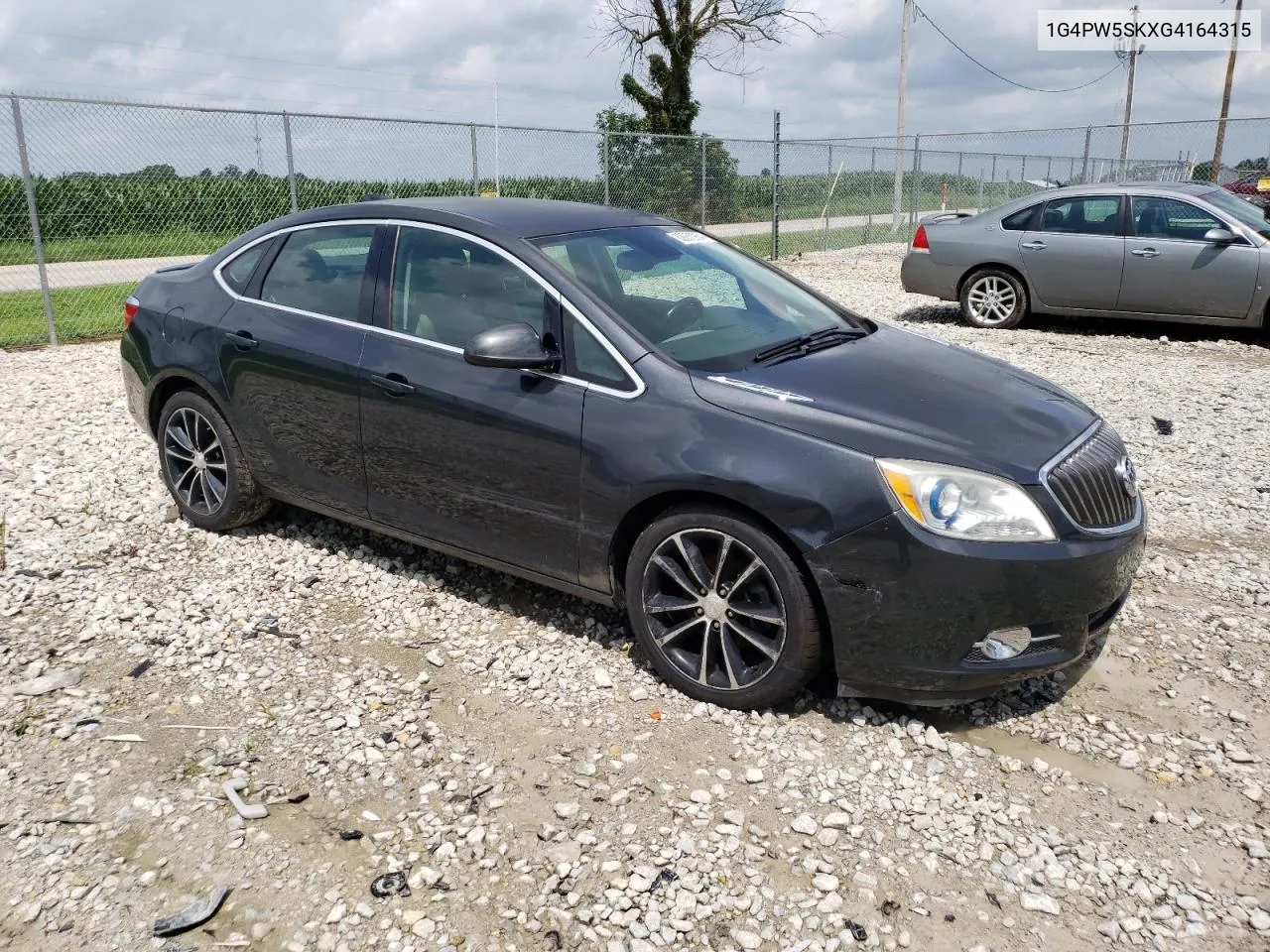 1G4PW5SKXG4164315 2016 Buick Verano Sport Touring