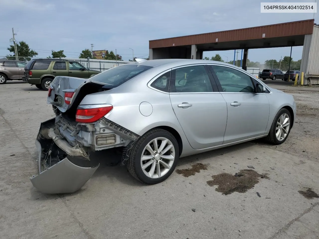 2016 Buick Verano Convenience VIN: 1G4PR5SK4G4102514 Lot: 68964493