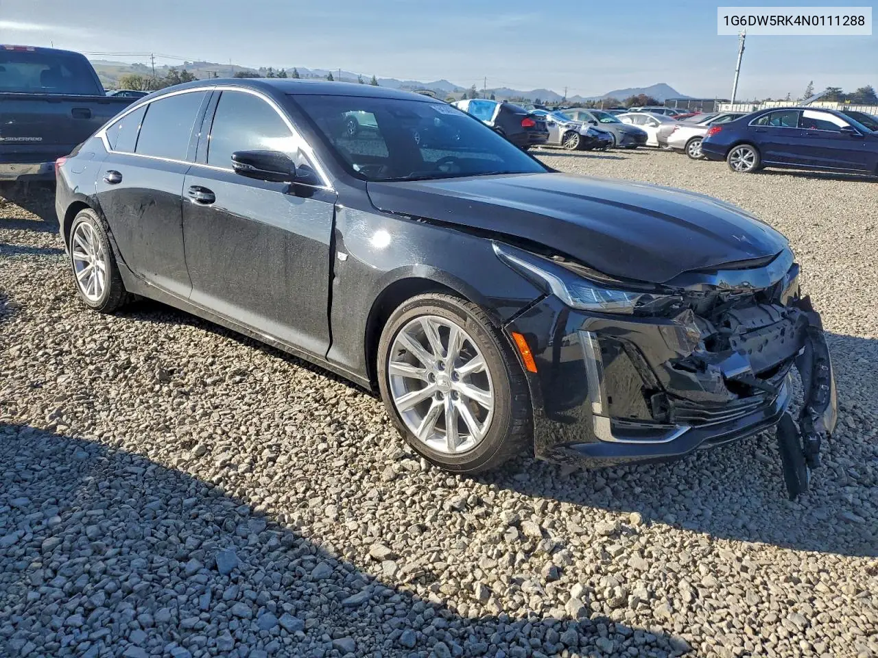 1G6DW5RK4N0111288 2022 Cadillac Ct5 Luxury