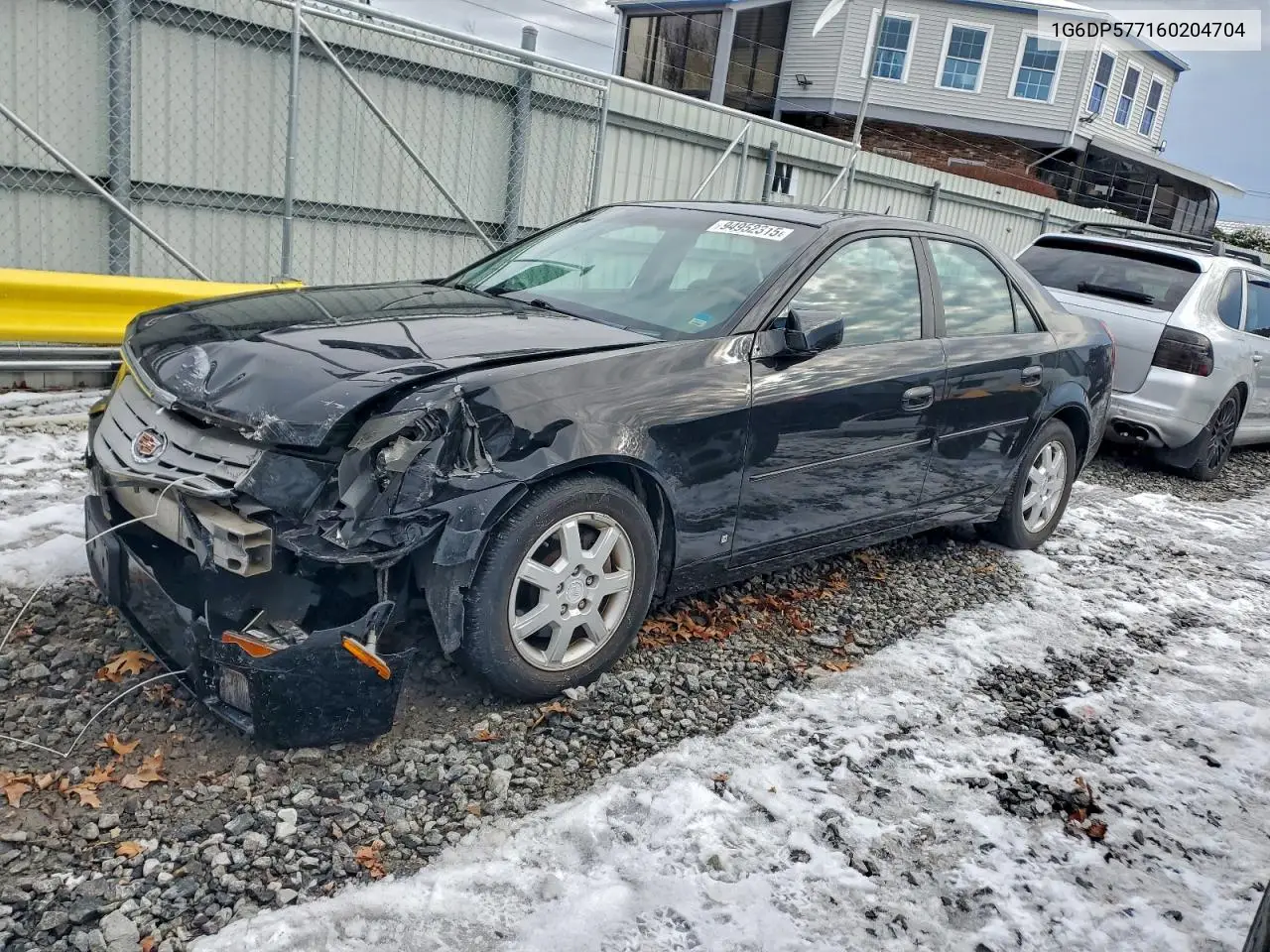 1G6DP577160204704 2006 Cadillac Cts Hi Feature V6