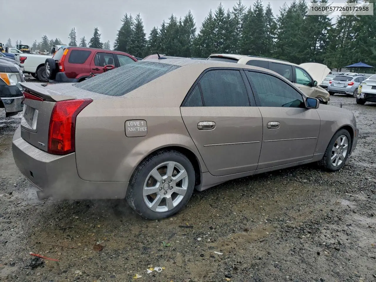 1G6DP577260172958 2006 Cadillac Cts Hi Feature V6
