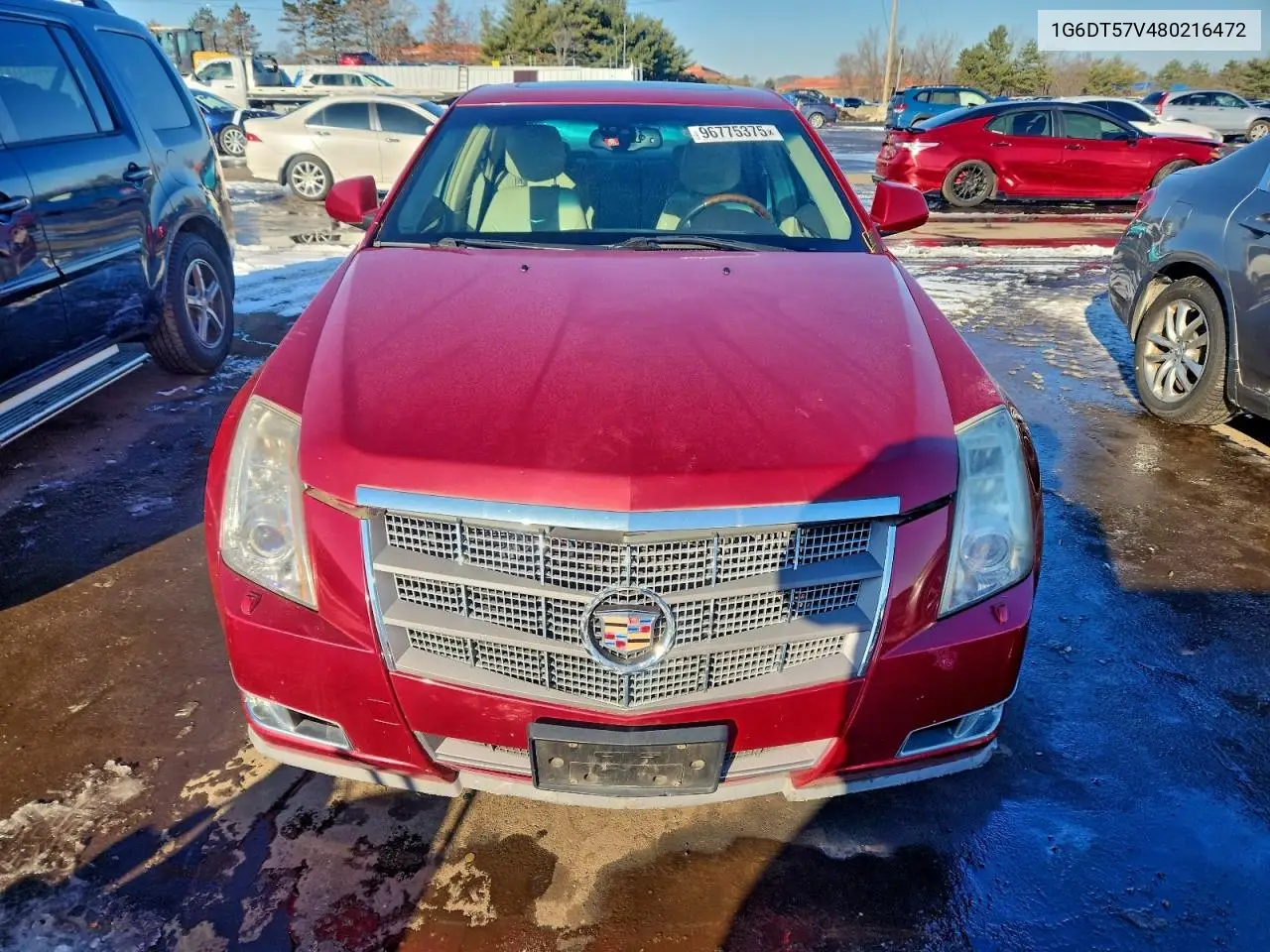 1G6DT57V480216472 2008 Cadillac Cts Hi Feature V6