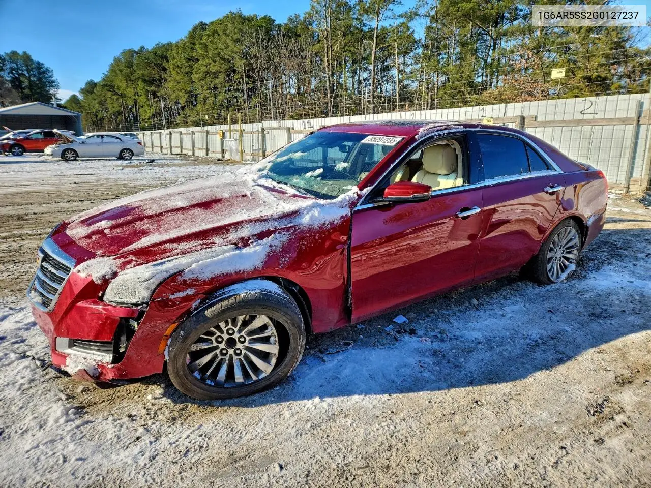 1G6AR5SS2G0127237 2016 Cadillac Cts Luxury Collection