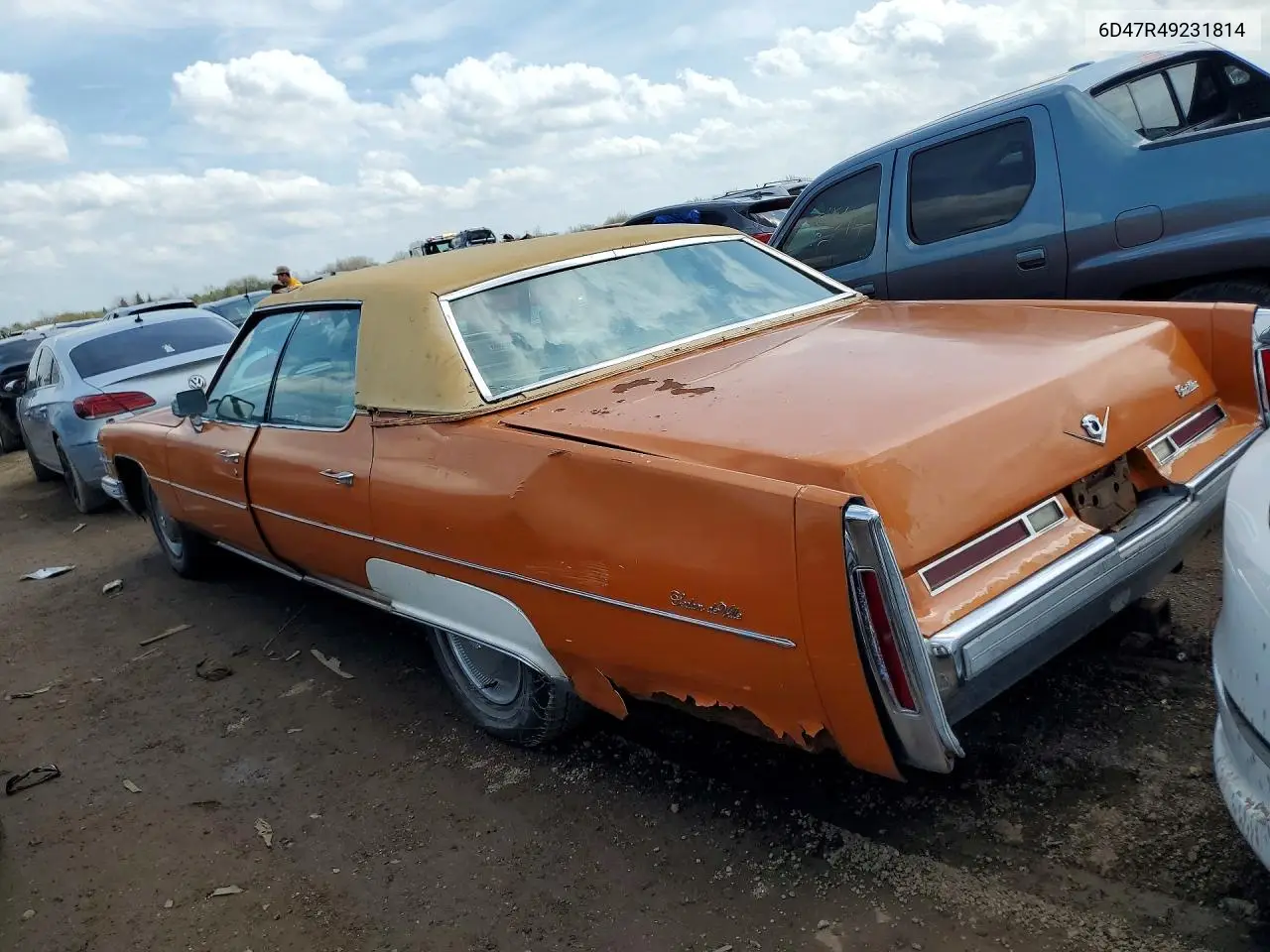 1974 Cadillac Deville VIN: 6D49R40231814 Lot: 49736266