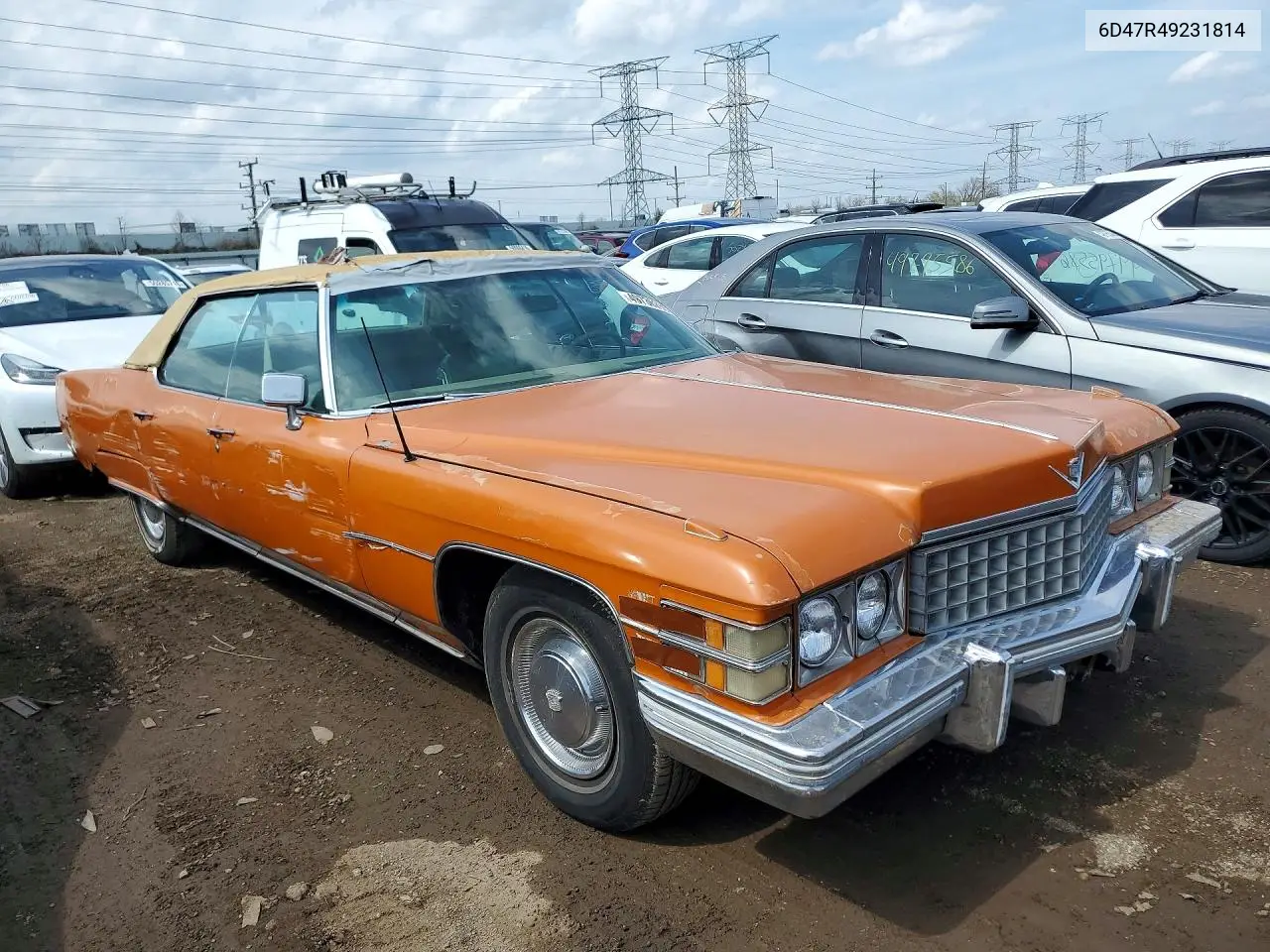 1974 Cadillac Deville VIN: 6D49R40231814 Lot: 49736266