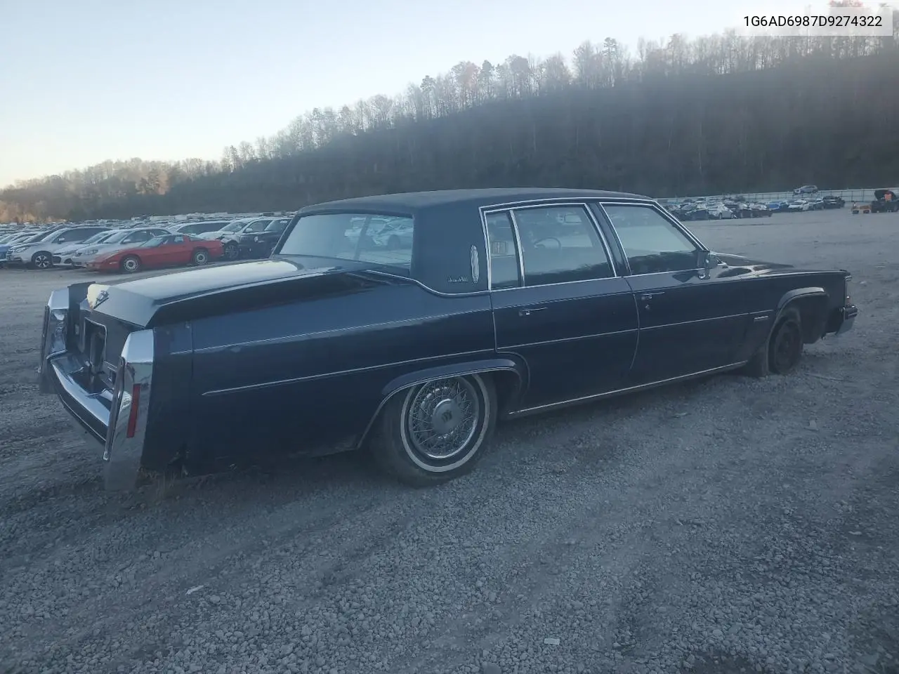 1G6AD6987D9274322 1983 Cadillac Deville
