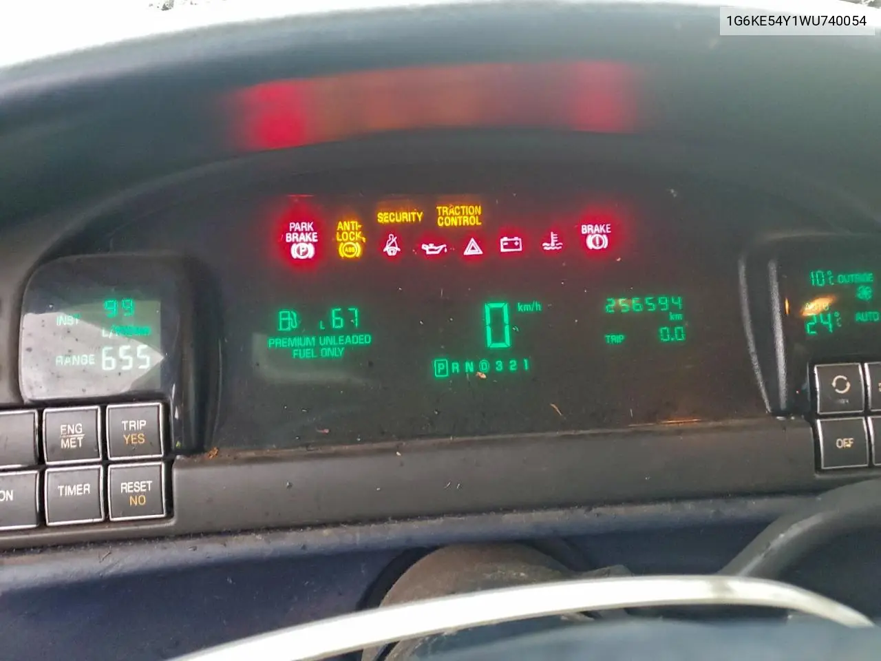 1G6KE54Y1WU740054 1998 Cadillac Deville Delegance