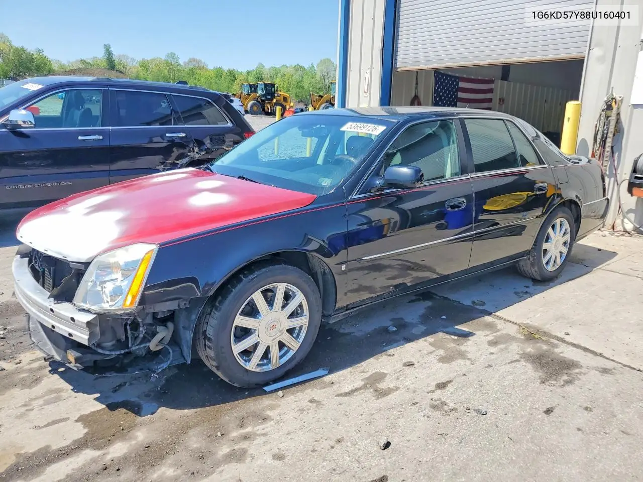 2008 Cadillac Dts VIN: 1G6KD57Y88U160401 Lot: 53699126