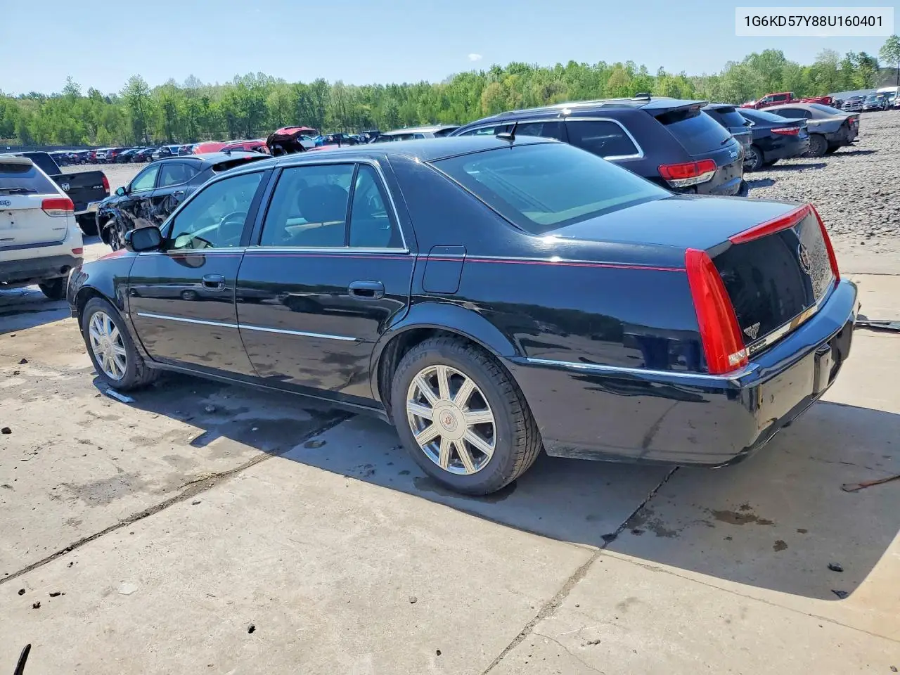 2008 Cadillac Dts VIN: 1G6KD57Y88U160401 Lot: 53699126