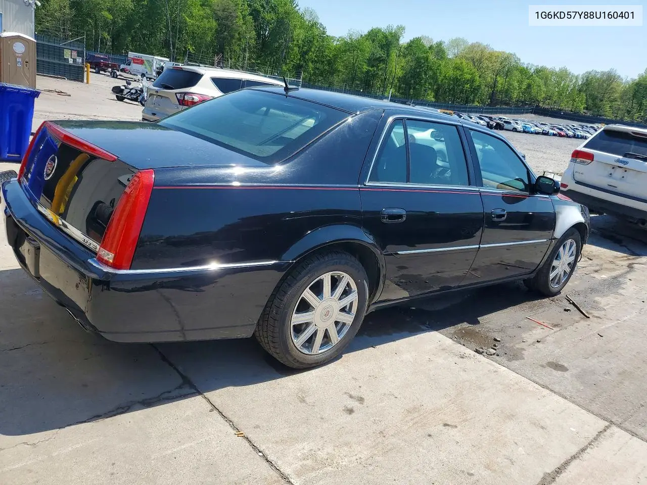 2008 Cadillac Dts VIN: 1G6KD57Y88U160401 Lot: 53699126