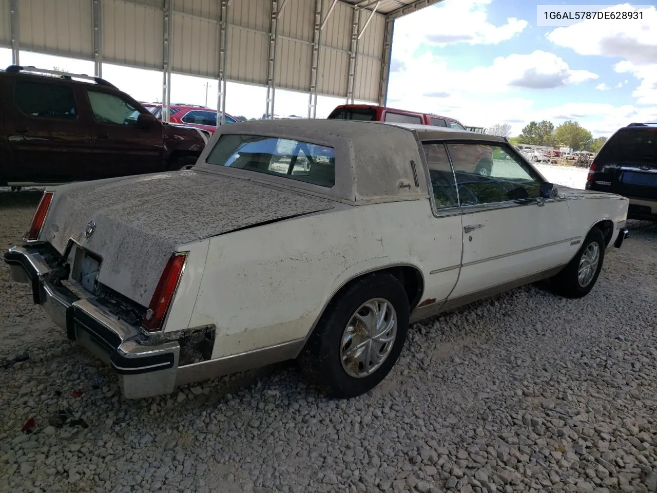 1G6AL5787DE628931 1983 Cadillac Eldorado