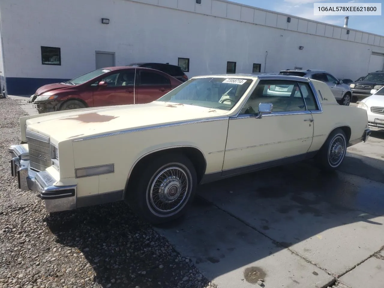 1G6AL578XEE621800 1984 Cadillac Eldorado