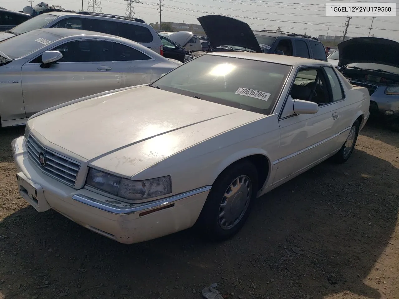 1G6EL12Y2YU179560 2000 Cadillac Eldorado Esc