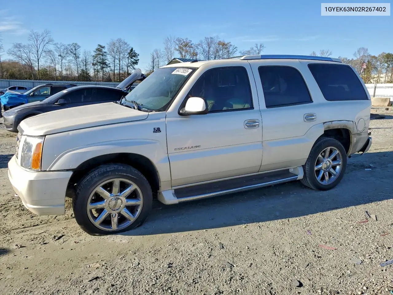 1GYEK63N02R267402 2002 Cadillac Escalade Luxury