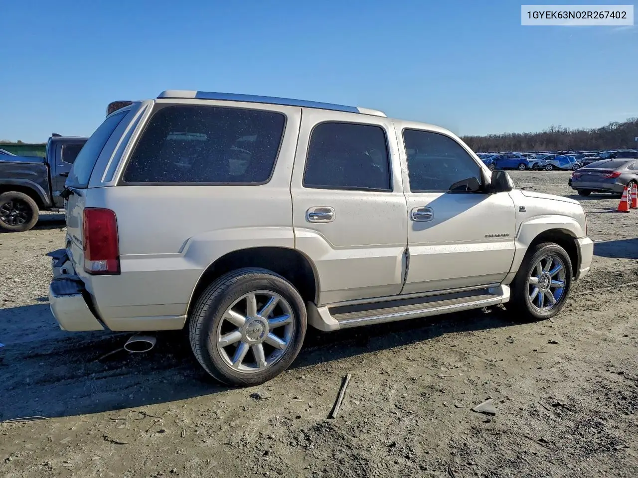 1GYEK63N02R267402 2002 Cadillac Escalade Luxury