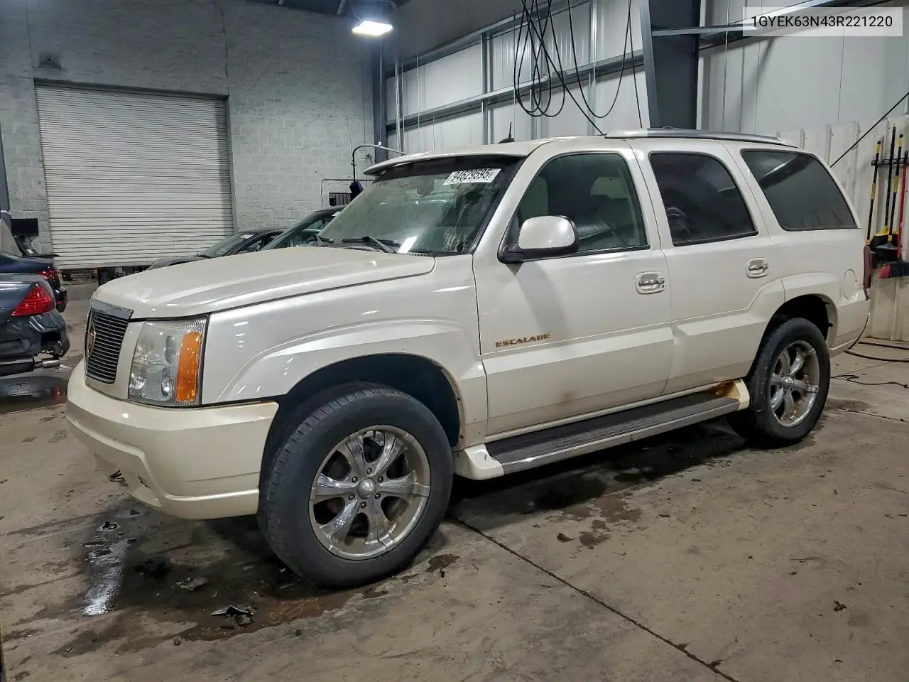 1GYEK63N43R221220 2003 Cadillac Escalade Luxury
