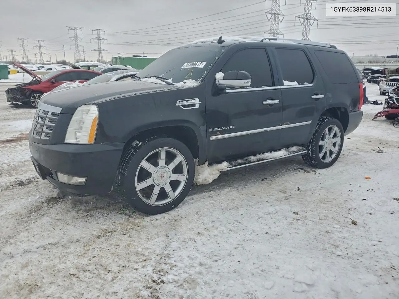 1GYFK63898R214513 2008 Cadillac Escalade Luxury