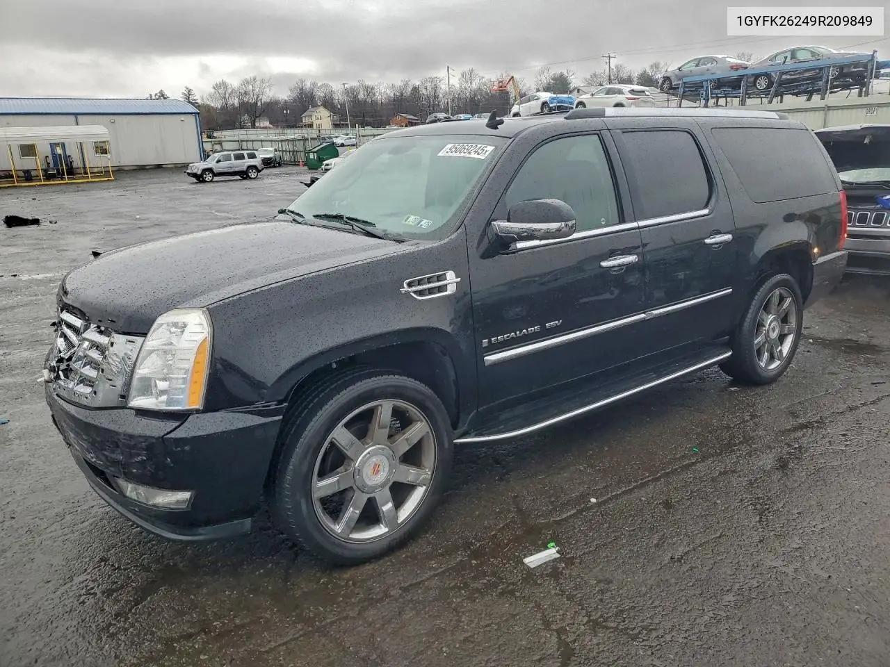 1GYFK26249R209849 2009 Cadillac Escalade Esv Luxury