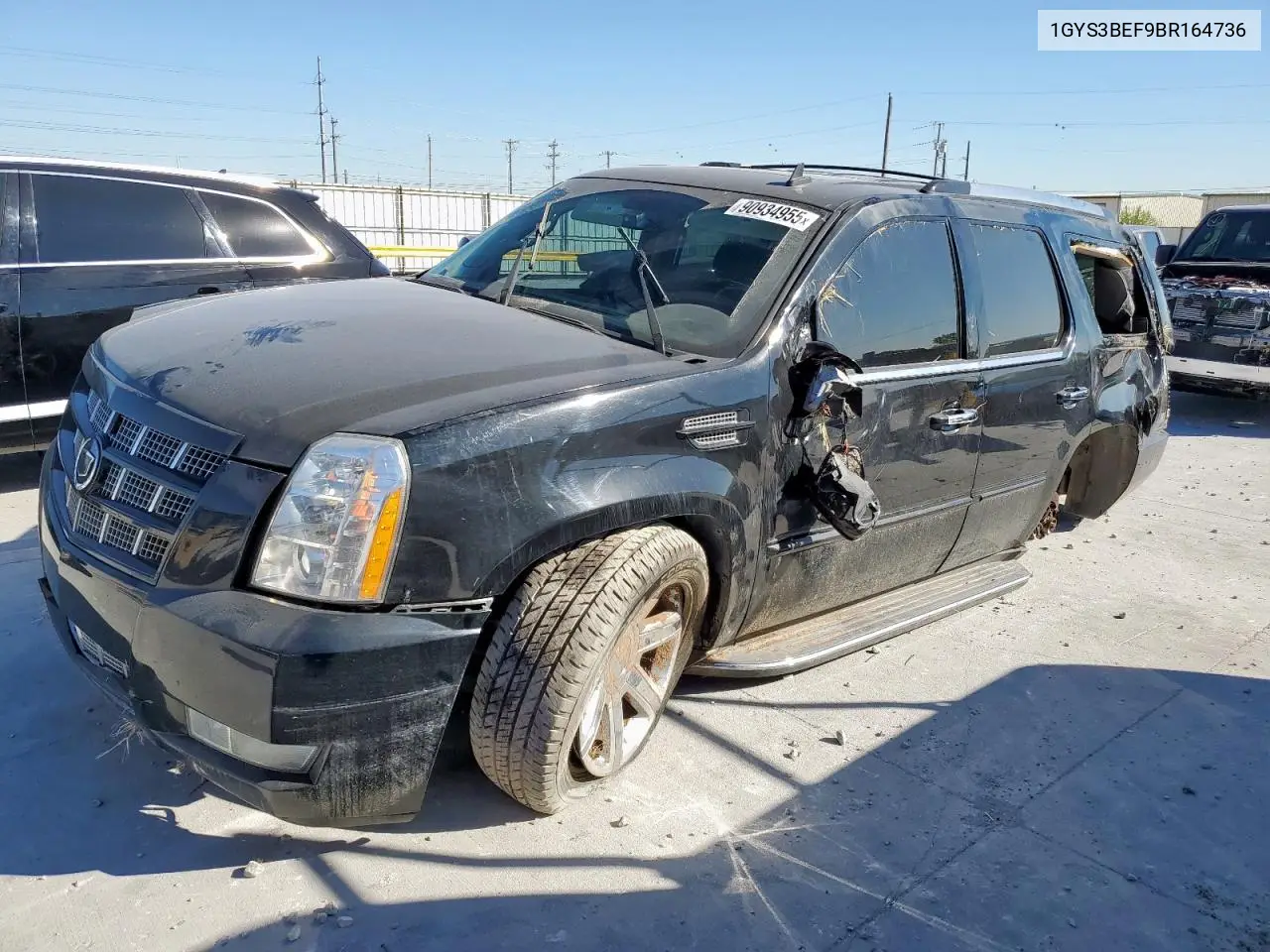 1GYS3BEF9BR164736 2011 Cadillac Escalade Luxury