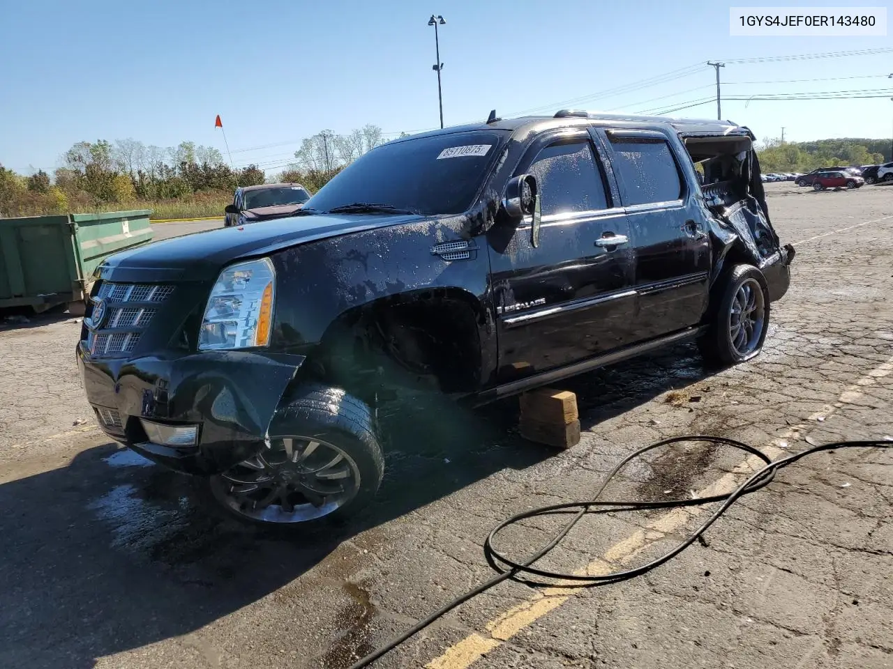 1GYS4JEF0ER143480 2014 Cadillac Escalade Esv Premium