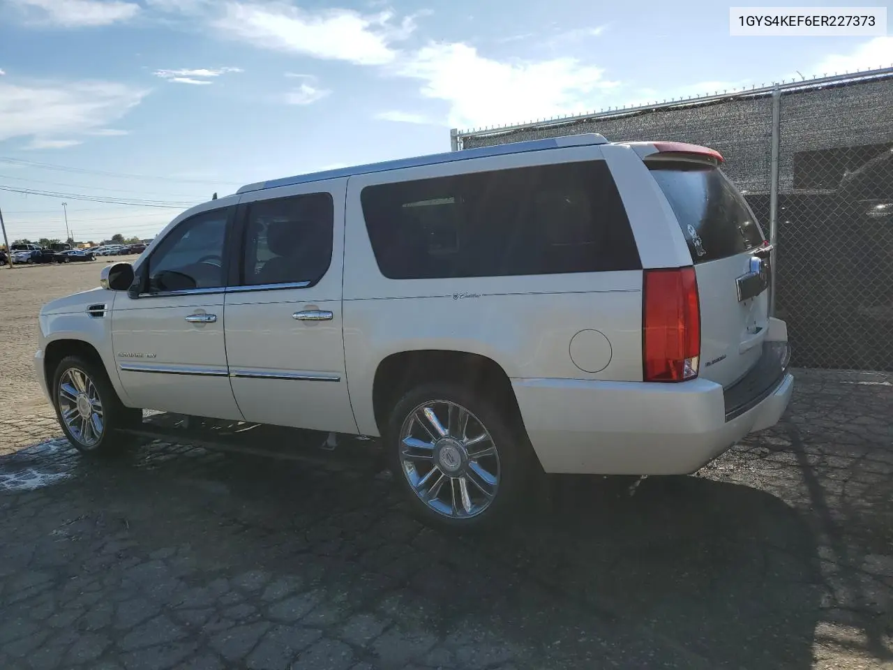 1GYS4KEF6ER227373 2014 Cadillac Escalade Esv Platinum
