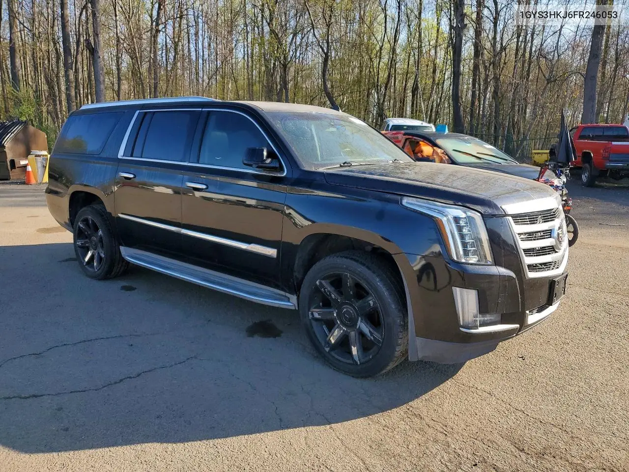 1GYS3HKJ6FR246053 2015 Cadillac Escalade Esv Luxury