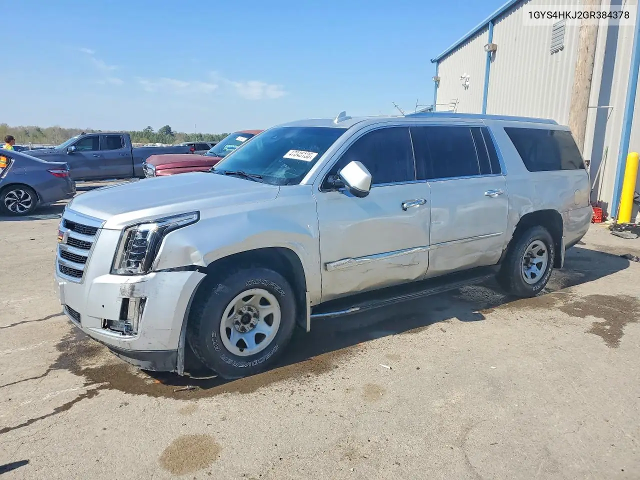 1GYS4HKJ2GR384378 2016 Cadillac Escalade Esv Luxury