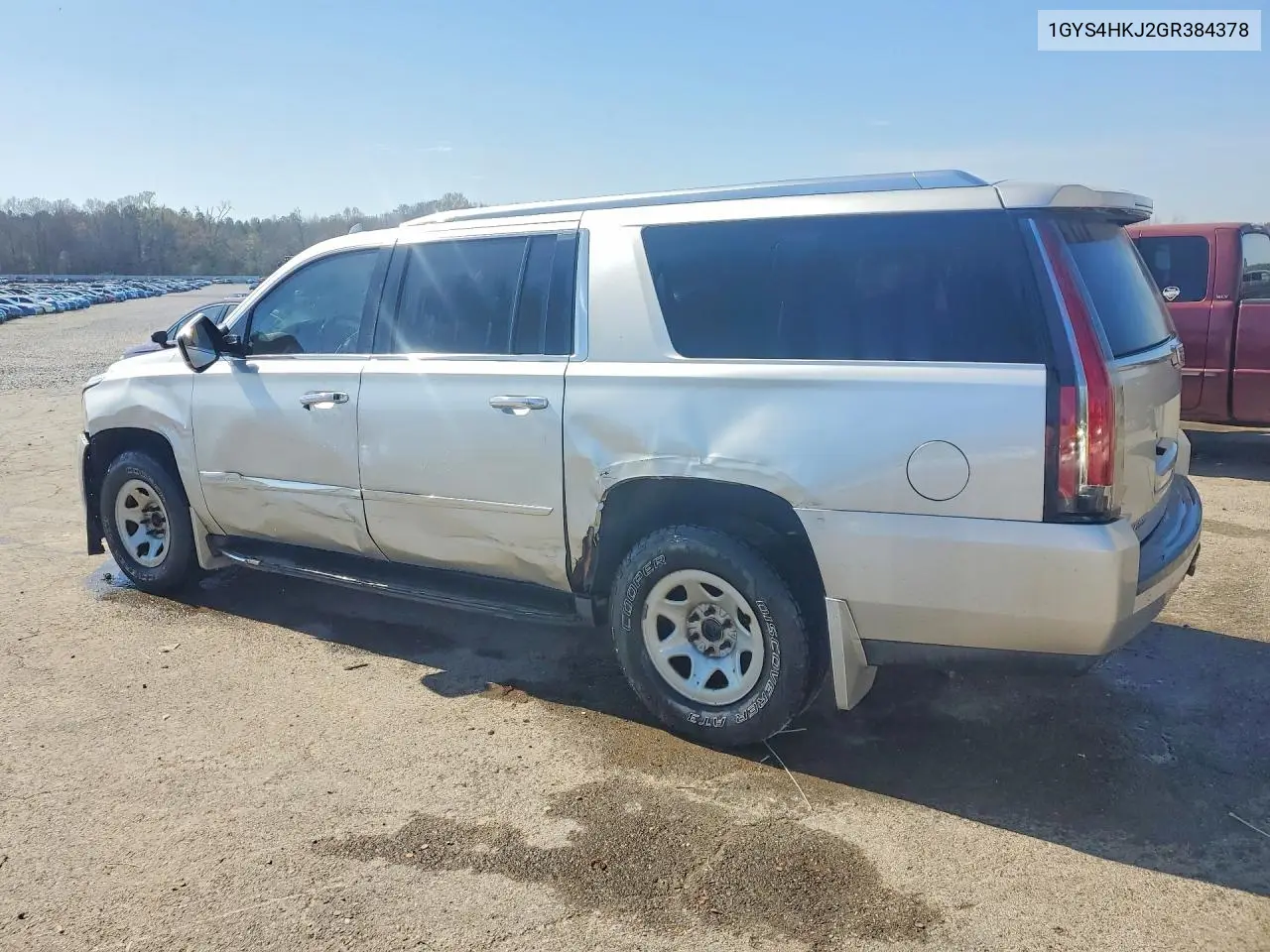 1GYS4HKJ2GR384378 2016 Cadillac Escalade Esv Luxury