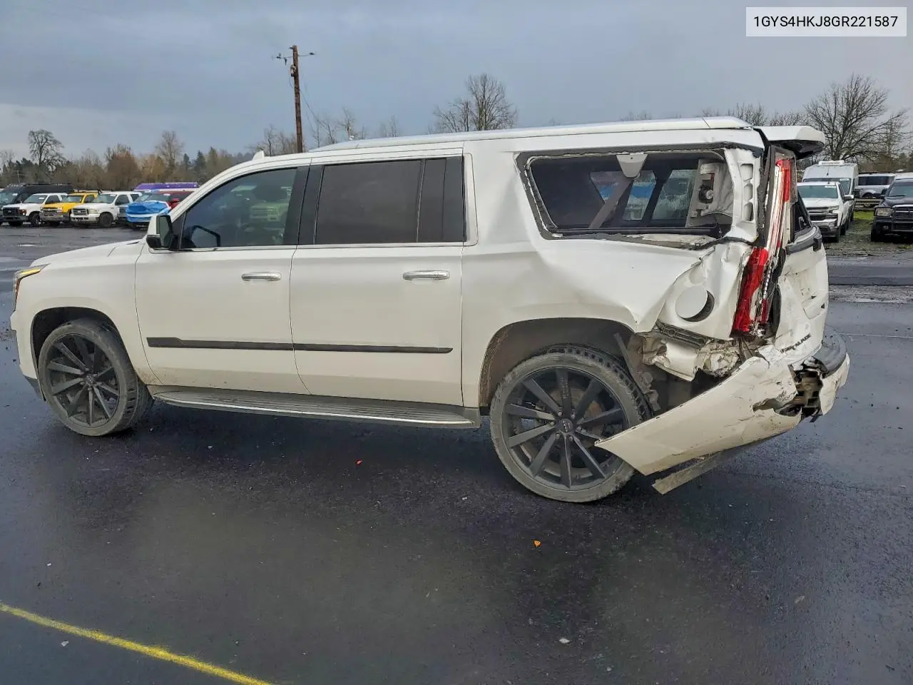 1GYS4HKJ8GR221587 2016 Cadillac Escalade Esv Luxury