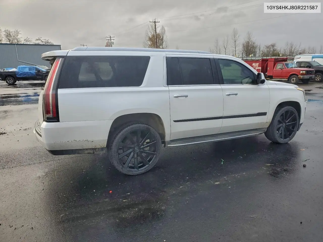 1GYS4HKJ8GR221587 2016 Cadillac Escalade Esv Luxury