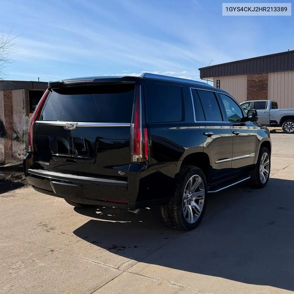 1GYS4CKJ2HR213389 2017 Cadillac Escalade Premium Luxury