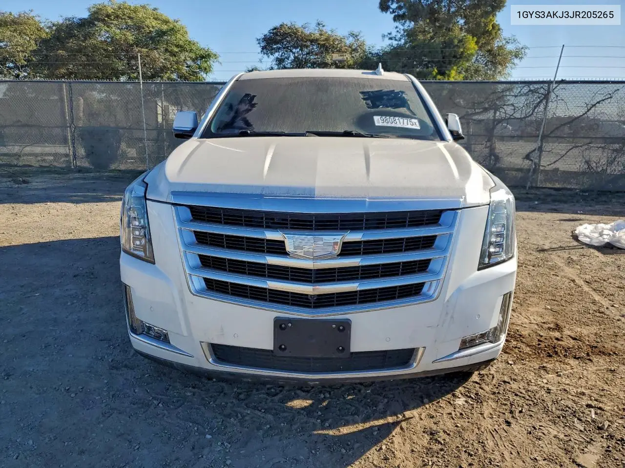 1GYS3AKJ3JR205265 2018 Cadillac Escalade